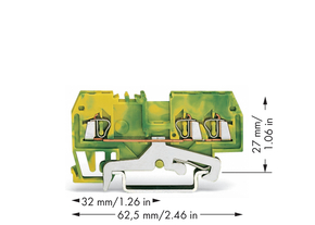 WAGO GmbH & Co. KG Schutzleiterklemme gn/ge 0,08-1,5qmm 279-687