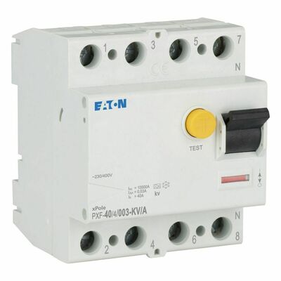 Eaton FI-Schutzschalter 40A 4p, 30mA PXF-40/4/003-KV/A