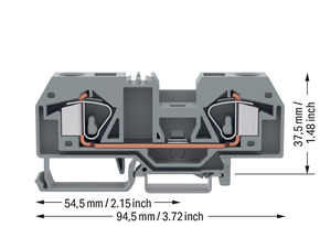 WAGO GmbH & Co. KG Durchgangsklemme 0,2-16mmq grau 283-901