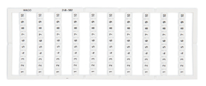 WAGO GmbH & Co. KG WSB-Bezeichnungssystem W: 1-10 (10x) 248-502
