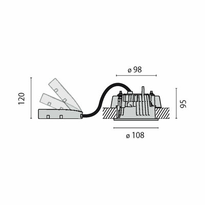 Performance in Light LED-EB-Downlight 3000K DALI 810711363001