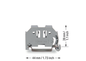 WAGO GmbH & Co. KG Endklammer 6mm breit grau 249-116