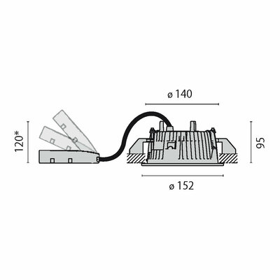 Performance in Light LED-EB-Downlight 4000K Konvert.diffus 815711234001