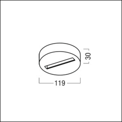 Zumtobel Group Punktauslaß-Anbaumontage AUSLAß ANBAU WH 3CU PKT #60280085