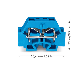 WAGO GmbH & Co. KG Einzelklemme 2x0,08-4mmq blau 262-334