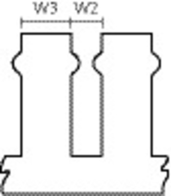 HellermannTyton Verdrahtungskanal 60x40mm grau HTWD-PW-60X40