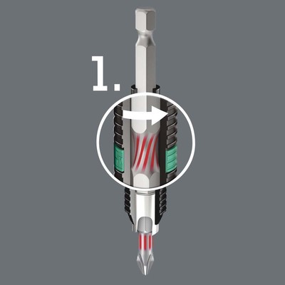 Wera Werk Bit-Check Rapidaptor Satz 10-tlg 056374