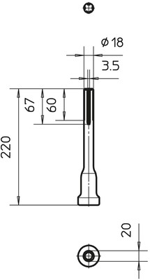 OBO Bettermann Vertr Hammereinsatz HILTI TE54/55 74/75 2536 20