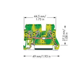 WAGO GmbH & Co. KG Schutzleiterklemme 0,08-2,5/4mmq gn/ge 870-687