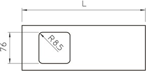 OBO Bettermann Vertr Oberteil D2-1 150RW