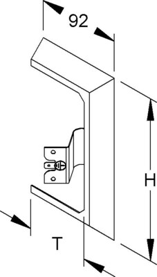 Niedax Wandrosette GAWR 110 C