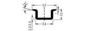 WAGO GmbH & Co. KG Cu-Tragschiene 2m lang 35x15mm, 2,3mm dick 210-198