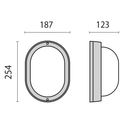 Performance in Light Wandleuchte EKO 19 E27 750 sw