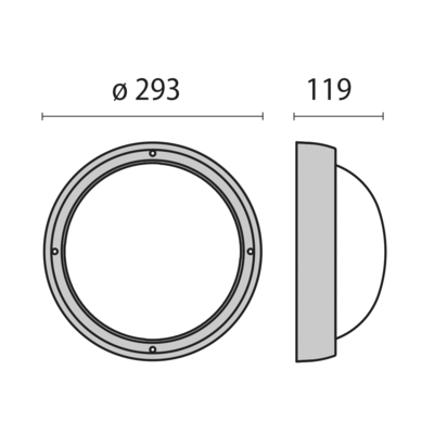 Performance in Light Wandleuchte EKO 26 E27 750 weiß