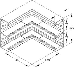 Niedax Alu-Inneneck DAI 220-78 P