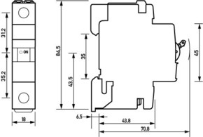 Doepke Leitungsschutzschalter DLS 6HSL B16-1 6KA