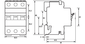 Doepke Leitungsschutzschalter DLS 6HSL C13-3 6KA