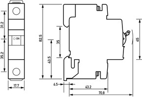 Doepke Leitungsschutzschalter DLS 6I B10-1 10KA