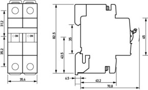 Doepke Leitungsschutzschalter DLS 6I C10-2 10KA