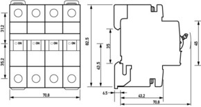 Doepke Leitungsschutzschalter DLS 6I C20-3+N 10KA