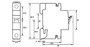 Doepke Leitungsschutzschalter DLS 6I C2-1 10KA