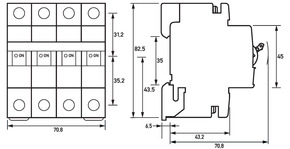 Doepke Leitungsschutzschalter DLS 6H C20-3+N 6KA Doepke Leitungsschutzschalter DLS 6H C20-3+N 6KA