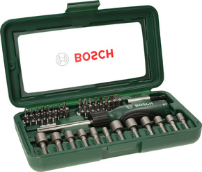Bosch Power Tools Schraubendreher-Set, 46-teilig mit Bit 2607019504