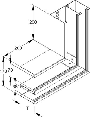 Niedax DKU-Vertikaleck DKVO 170-78T100 R