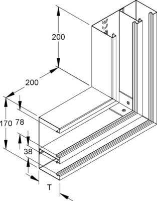 Niedax DKU-Vertikaleck DKVO 170-78T80 R