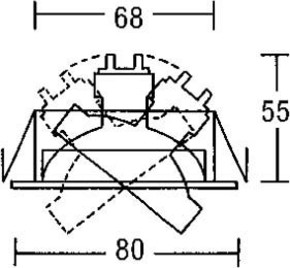 Brumberg Leuchten NV-EB-Strahler GX5,3/50W 00118022