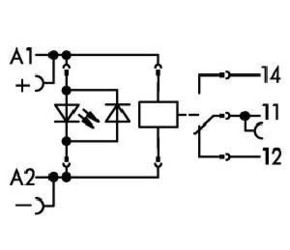 WAGO GmbH & Co. KG Stecksockel m.Relais 1W, 24V DC/16A 788-304