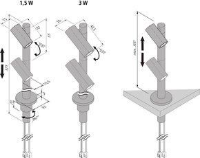 Hera LED-Spot schwarz nw 20202790303
