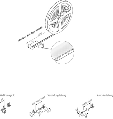 Hera LED-Streifen 5m ww 20202800202