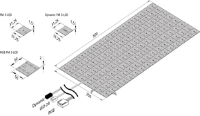 Hera LED-Flächenhinterleuchtung nw 61001581203