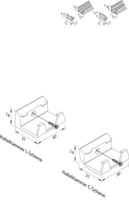Hera LED-Aufbauprofil 5erSet alu-eloxiert 61500032161