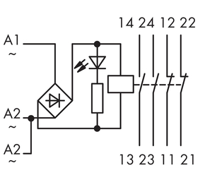 WAGO GmbH & Co. KG Relaismodul AC/DC 24 V 789-536