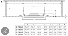 Ledvance LED Downlight 3000K IP20 DLSLIMDN15512W/3000K