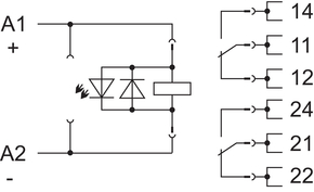 WAGO GmbH & Co. KG Relaismodul DC 24 V,2 Wechsler 858-324