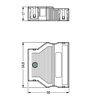WAGO GmbH & Co. KG Zugentlastungsgehäuse 9-13mm,5pol. weiß 770-515