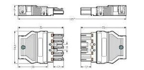 WAGO GmbH & Co. KG Stecker 0,5-4mmq schwarz 770-315