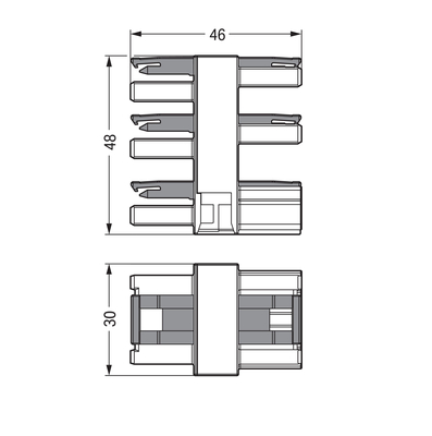 WAGO GmbH & Co. KG Verteiler 250V 25A 3p. weiß 770-658