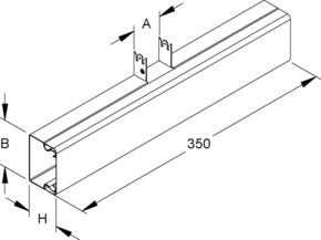 Niedax T-Stück LUT 40.060.040