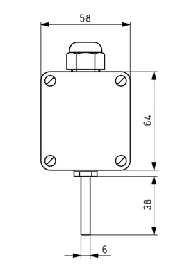 Alre-it Außentemperaturfühler AP PT100 AFHP 100