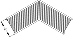Niedax Inneneckdeckel PDIAR 78 N (1Paar)