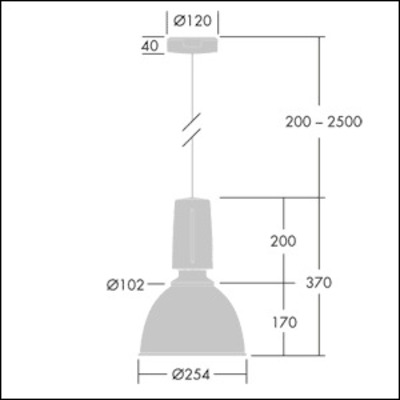 Thorn LED-Pendelleuchte 4000K GLAC2S LED #96629706