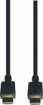 E+P Elektrik HDMI-Verbindungskabel 0,5m,sw HDMI 1/05 LOSE