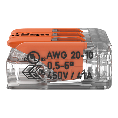 WAGO GmbH & Co. KG Compact-Verbindungsklemme 3-Leiter bis 6qmm 221-613