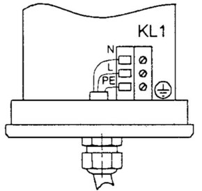 Pfannenberg Blitzleuchte 230AC, 15J, IP54, or ABL 230 AC RD