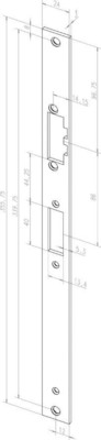 Assa Abloy effeff Distanzblech 308x24x3mm Z65-31A35----01