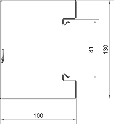 Tehalit Brüstungskanal-UT BRS 1001301 rws